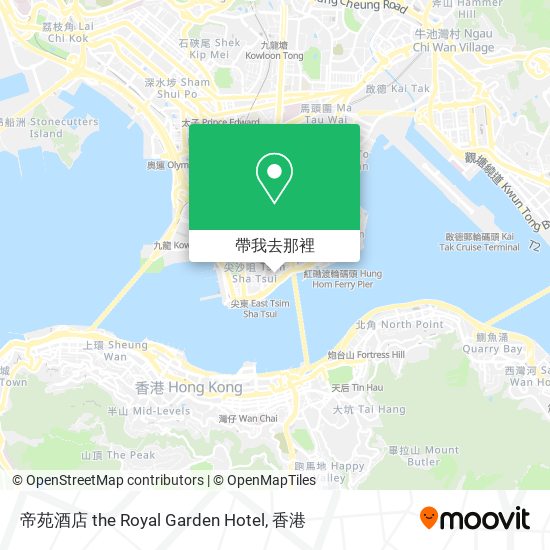 帝苑酒店 the Royal Garden Hotel地圖