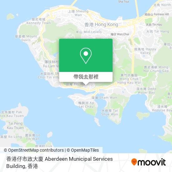 香港仔市政大廈 Aberdeen Municipal Services Building地圖