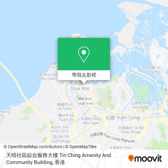 天晴社區綜合服務大樓 Tin Ching Amenity And Community Building地圖