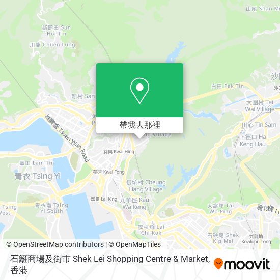 石籬商場及街市 Shek Lei Shopping Centre & Market地圖