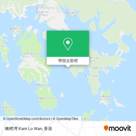 蠄蟧灣 Kam Lo Wan地圖