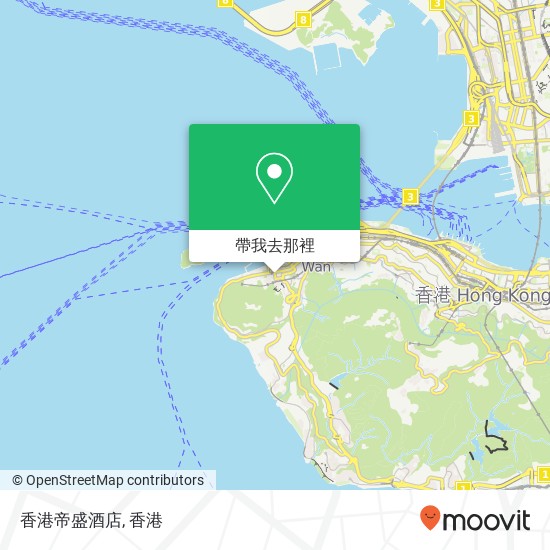 香港帝盛酒店地圖