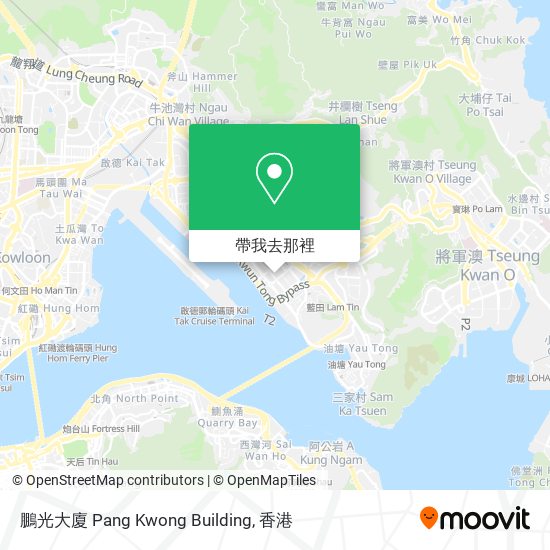 鵬光大廈 Pang Kwong Building地圖