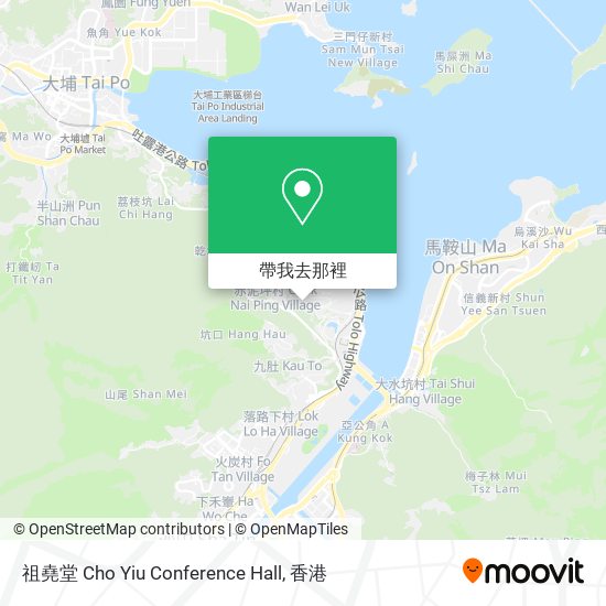 祖堯堂 Cho Yiu Conference Hall地圖