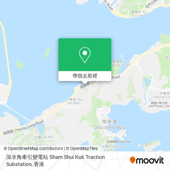 深水角牽引變電站 Sham Shui Kok Traction Substation地圖