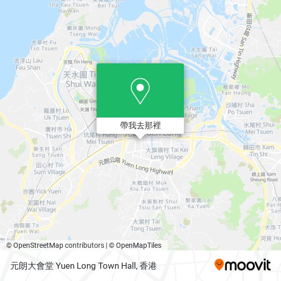 元朗大會堂 Yuen Long Town Hall地圖