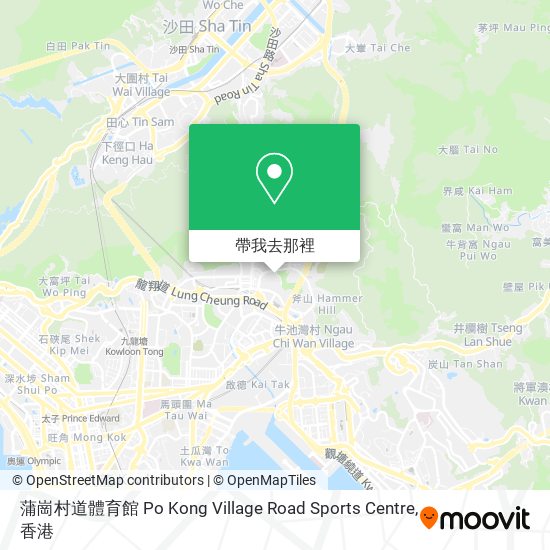 蒲崗村道體育館 Po Kong Village Road Sports Centre地圖