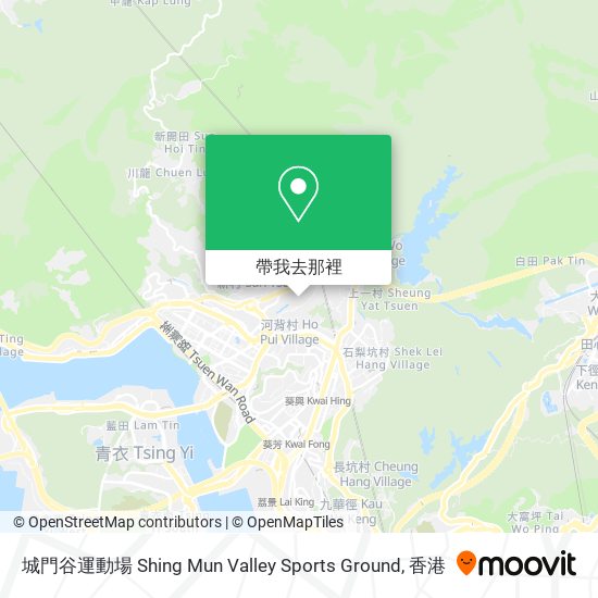 城門谷運動場 Shing Mun Valley Sports Ground地圖