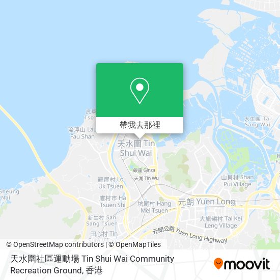 天水圍社區運動場 Tin Shui Wai Community Recreation Ground地圖