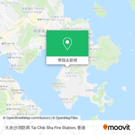 大赤沙消防局 Tai Chik Sha Fire Station地圖
