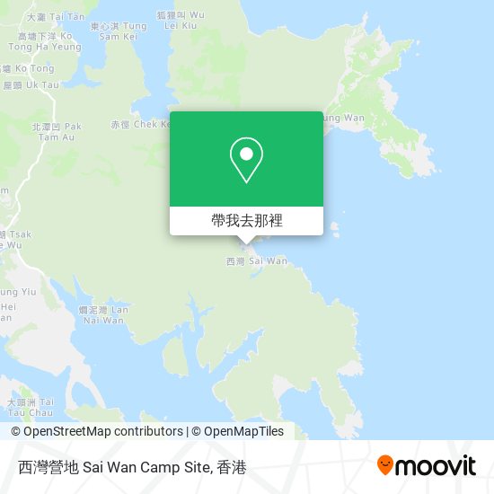 西灣營地 Sai Wan Camp Site地圖