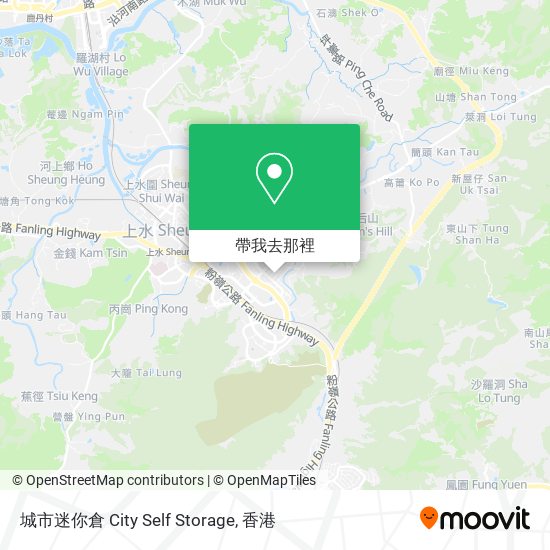 城市迷你倉 City Self Storage地圖