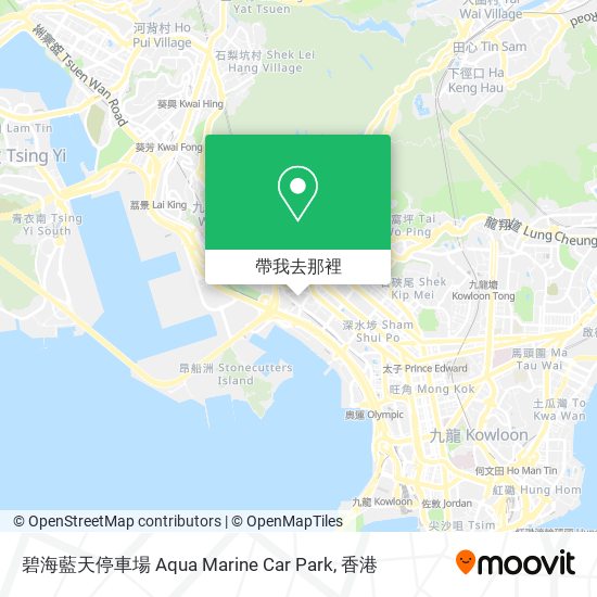 碧海藍天停車場 Aqua Marine Car Park地圖