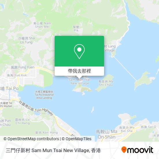 三門仔新村 Sam Mun Tsai New Village地圖