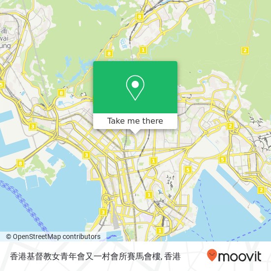 香港基督教女青年會又一村會所賽馬會樓地圖
