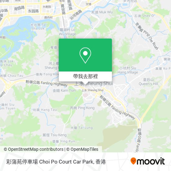 彩蒲苑停車場 Choi Po Court Car Park地圖