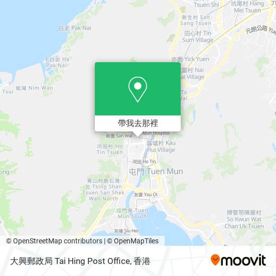 大興郵政局 Tai Hing Post Office地圖