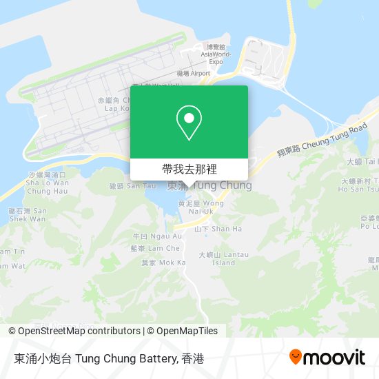 東涌小炮台 Tung Chung Battery地圖