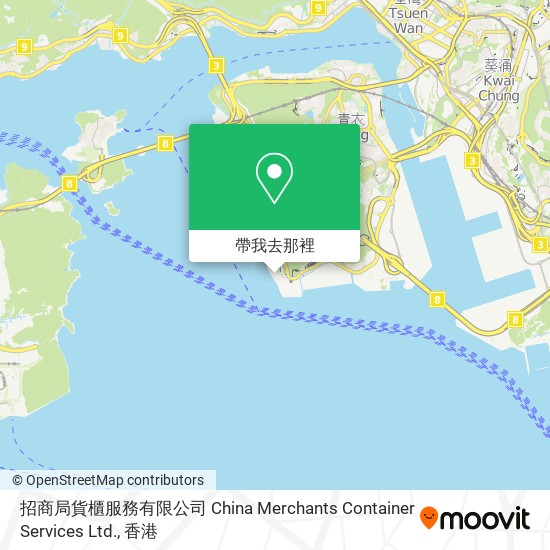招商局貨櫃服務有限公司 China Merchants Container Services Ltd.地圖