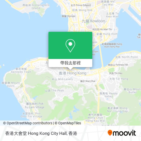 香港大會堂 Hong Kong City Hall地圖