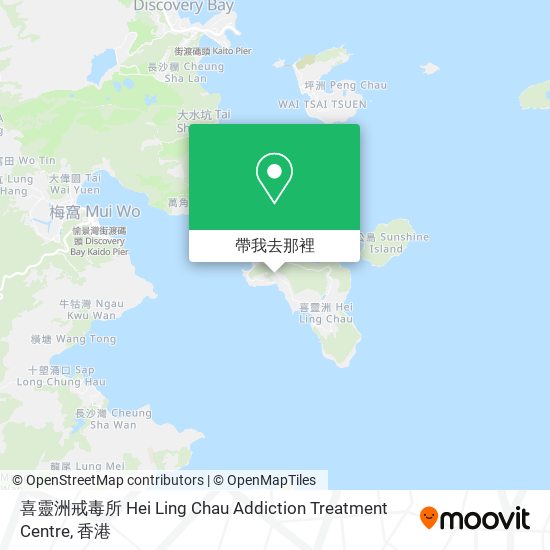 喜靈洲戒毒所 Hei Ling Chau Addiction Treatment Centre地圖