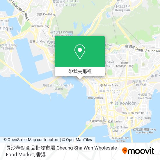 長沙灣副食品批發市場 Cheung Sha Wan Wholesale Food Market地圖