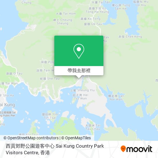 西貢郊野公園遊客中心 Sai Kung Country Park Visitors Centre地圖