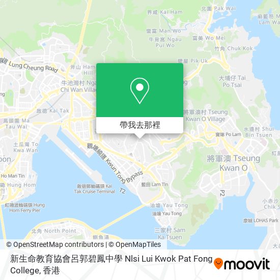 新生命教育協會呂郭碧鳳中學 Nlsi Lui Kwok Pat Fong College地圖