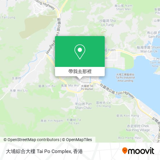 大埔綜合大樓 Tai Po Complex地圖