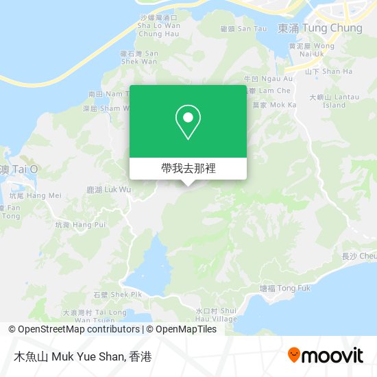 木魚山 Muk Yue Shan地圖
