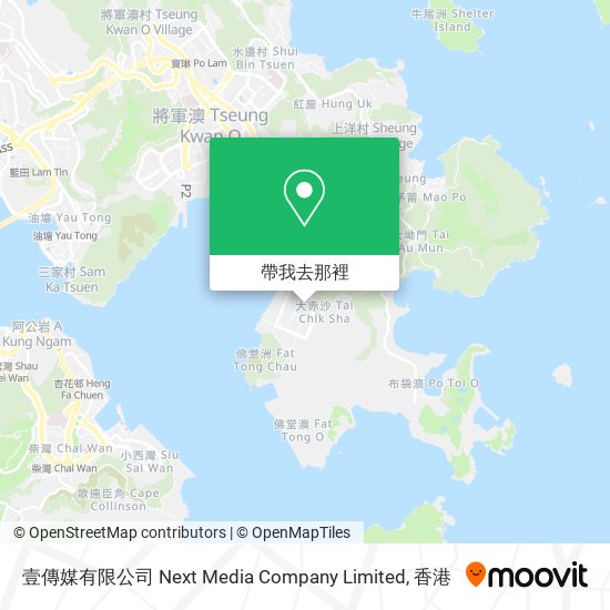 壹傳媒有限公司 Next Media Company Limited地圖