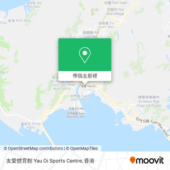 友愛體育館 Yau Oi Sports Centre地圖