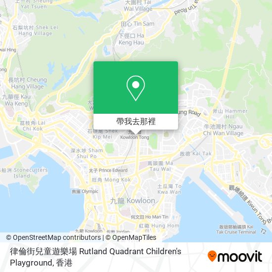 律倫街兒童遊樂場 Rutland Quadrant Children's Playground地圖