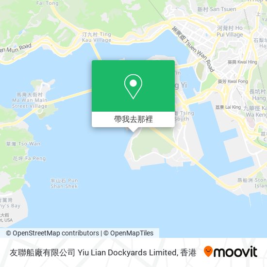 友聯船廠有限公司 Yiu Lian Dockyards Limited地圖