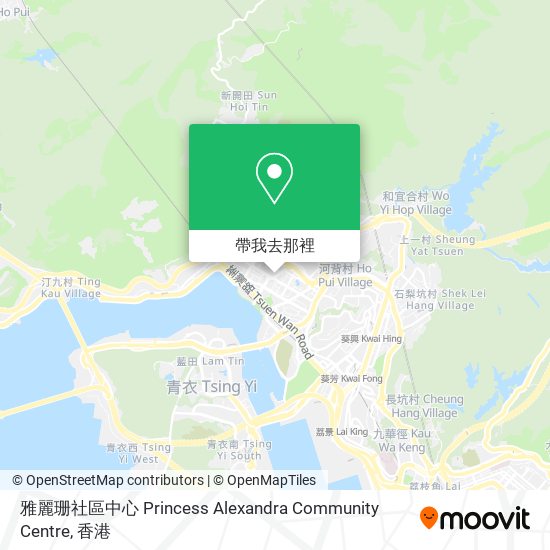 雅麗珊社區中心 Princess Alexandra Community Centre地圖