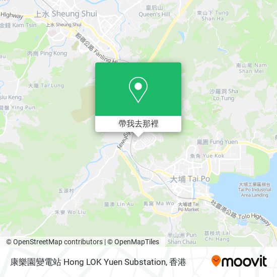 康樂園變電站 Hong LOK Yuen Substation地圖