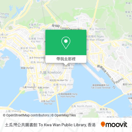 土瓜灣公共圖書館 To Kwa Wan Public Library地圖