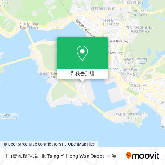 Hit青衣航運場 Hit Tsing Yi Hong Wan Depot地圖