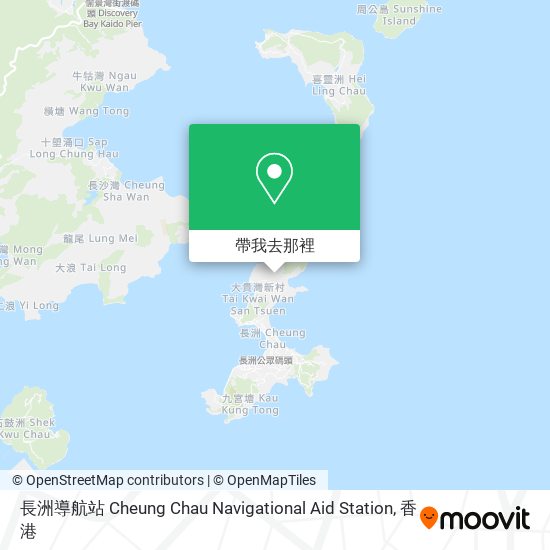 長洲導航站 Cheung Chau Navigational Aid Station地圖