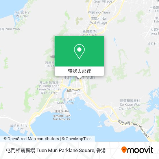 屯門栢麗廣場 Tuen Mun Parklane Square地圖