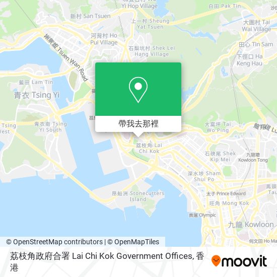 荔枝角政府合署 Lai Chi Kok Government Offices地圖
