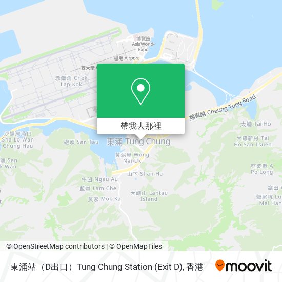 東涌站（D出口）Tung Chung Station (Exit D)地圖