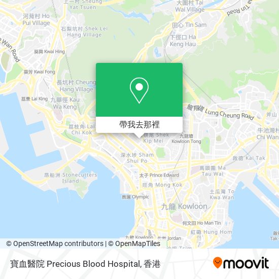 寶血醫院 Precious Blood Hospital地圖