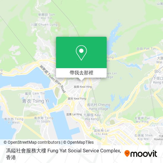 馮鎰社會服務大樓 Fung Yat Social Service Complex地圖