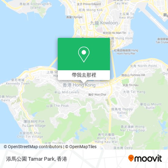 添馬公園 Tamar Park地圖