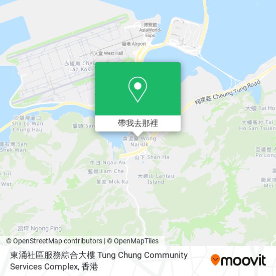 東涌社區服務綜合大樓 Tung Chung Community Services Complex地圖