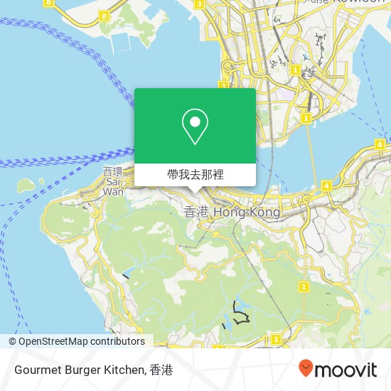 Gourmet Burger Kitchen地圖