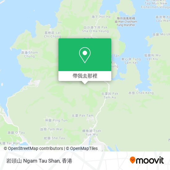 岩頭山 Ngam Tau Shan地圖