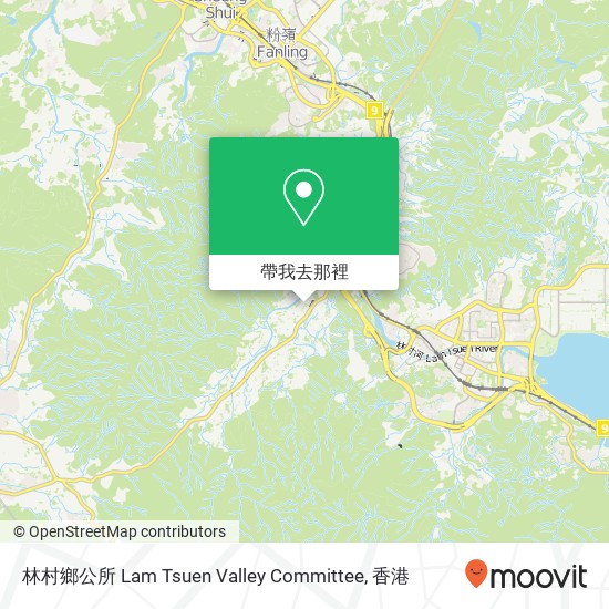 林村鄉公所 Lam Tsuen Valley Committee地圖