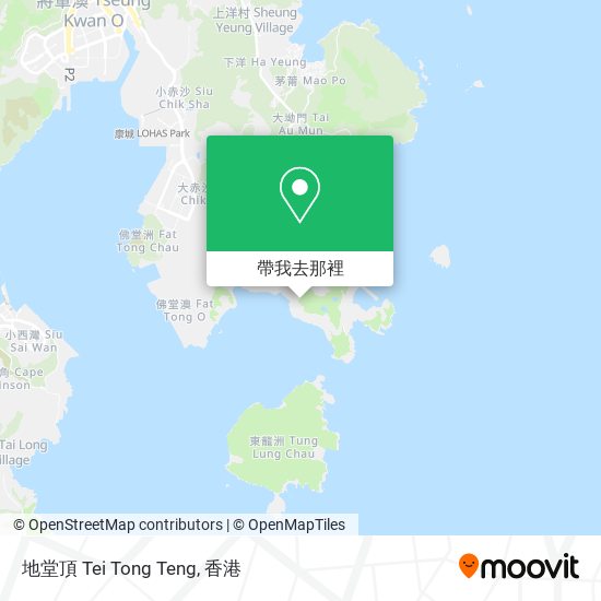 地堂頂 Tei Tong Teng地圖